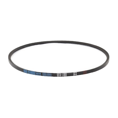 D&D SPA1450 Metric V-Belt, 1450mm Outside Length, 13 mm Top Width, 10 mm Thickness, 1 Ribs SPA1450